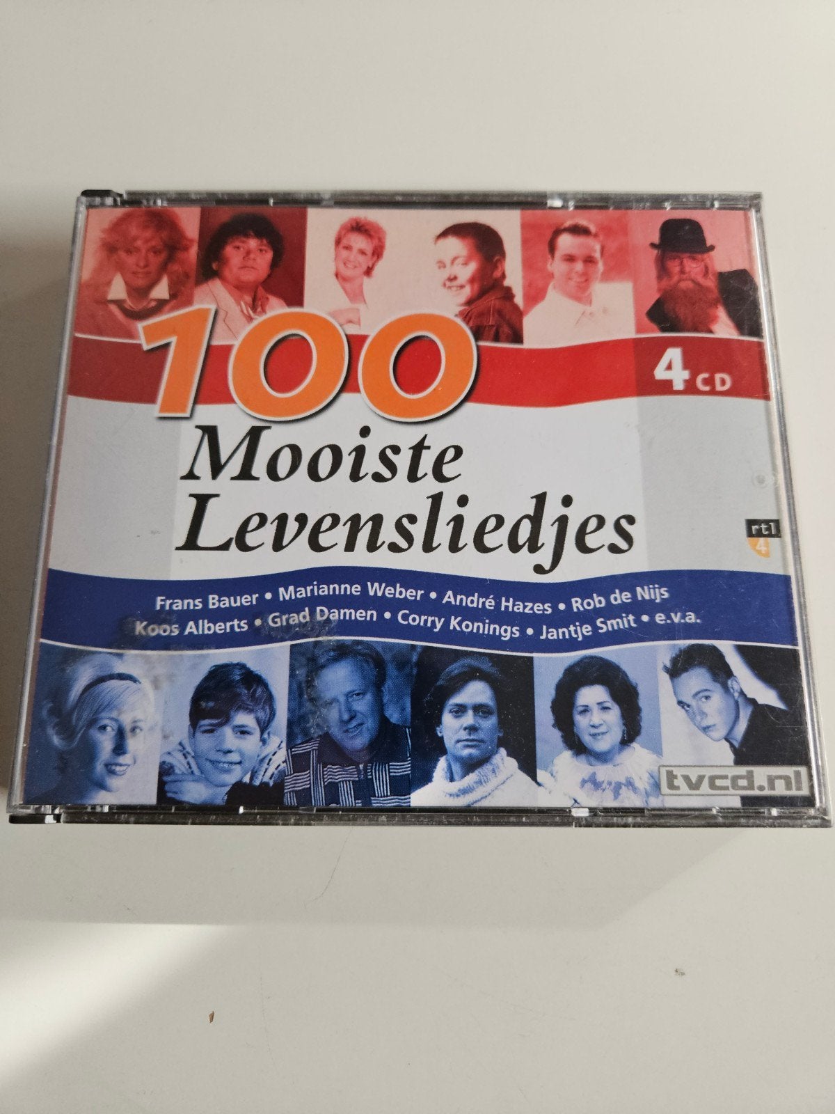 100 Mooiste Levensliedjes 4CD Boxset, Cd's en Dvd's, Ophalen of Verzenden, Zo goed als nieuw, Levenslied of Smartlap