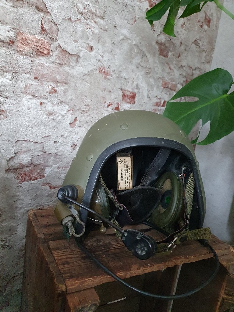 Amplivox tankhelm, Verzamelen, Militaria | Algemeen, Landmacht, Helm of Baret, Engeland, Ophalen of Verzenden