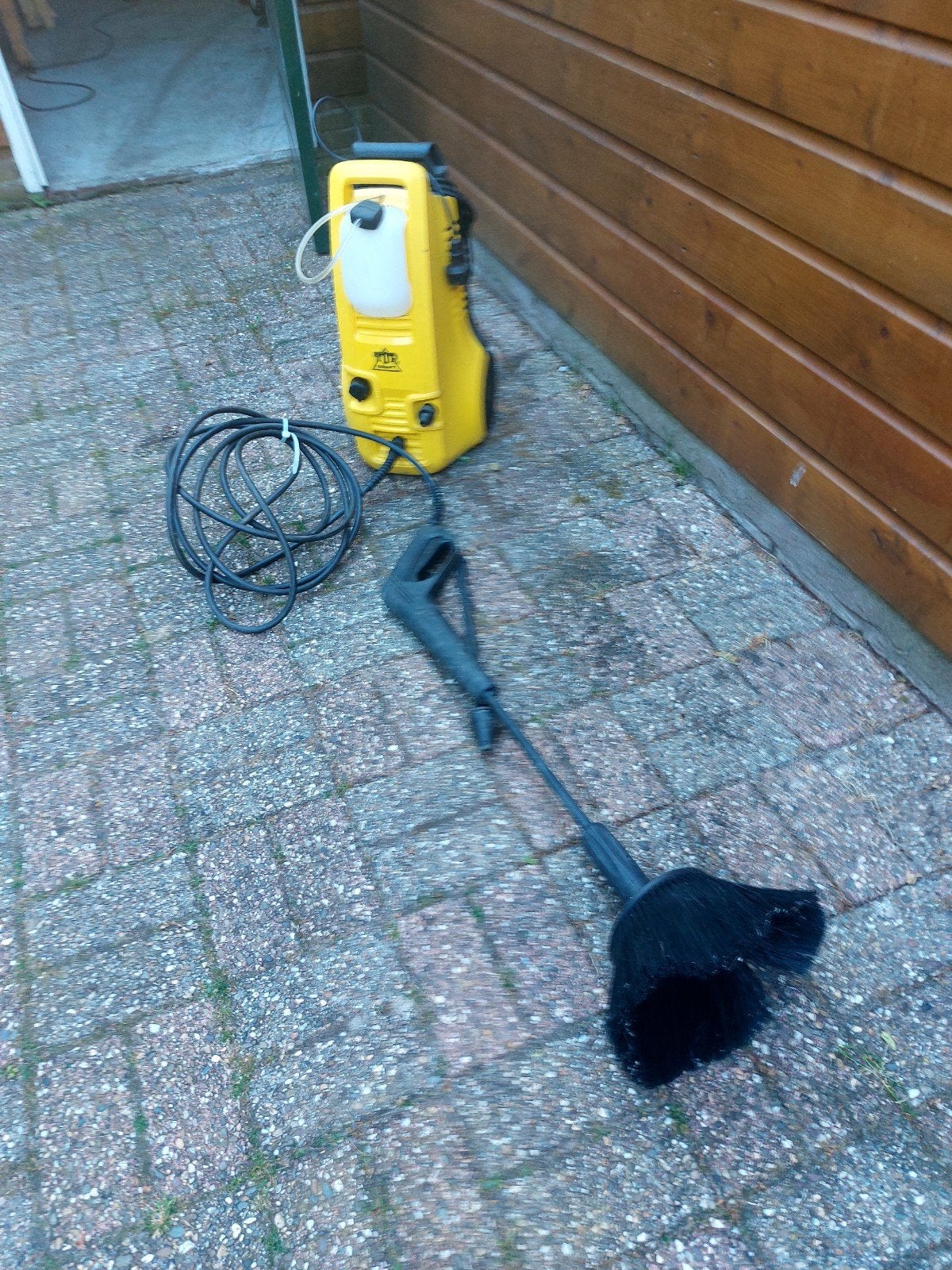 hogedrukreiniger met terrasreiniger, Tuin en Terras, Hogedrukreinigers, Ophalen of Verzenden, Gebruikt, Elektrisch
