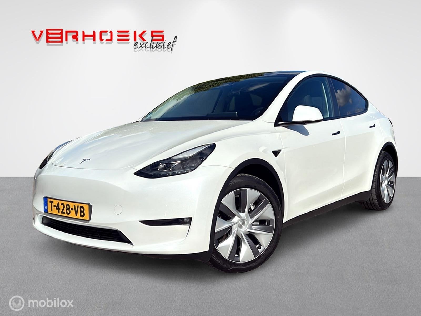 Tesla Model Y Long Range Dual Motor / Trekhaak / BTW!, Auto's, Tesla, Automaat, Dealer onderhouden, Gebruikt, Zwart