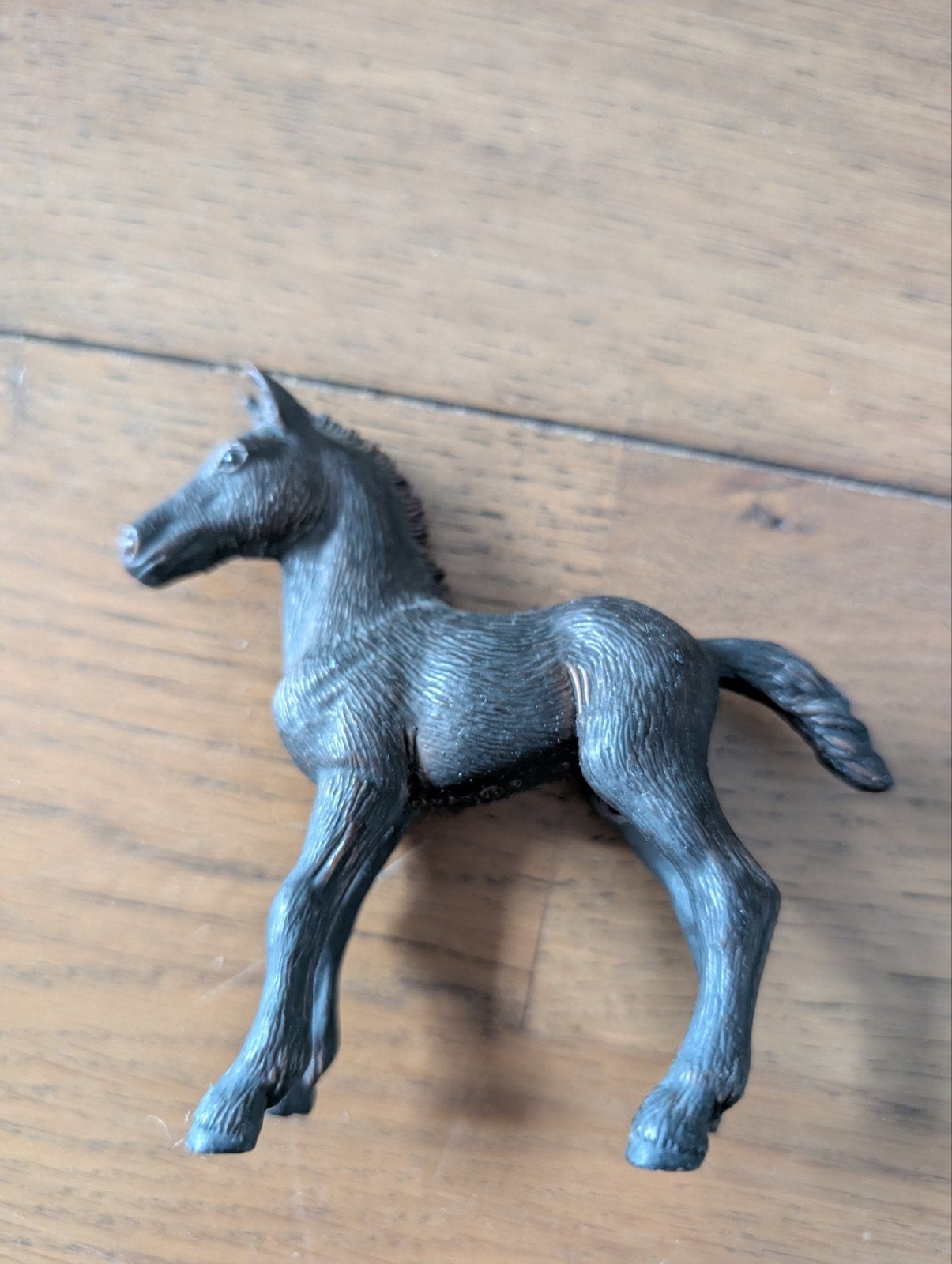 Schleich Fries veulen zwart 2006 – paard, Ophalen of Verzenden, Gebruikt, Paard, Beeldje of Figuurtje