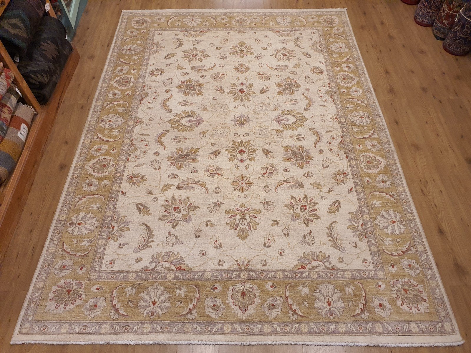 Handgeknoopt oosters tapijt ziegler 286x208