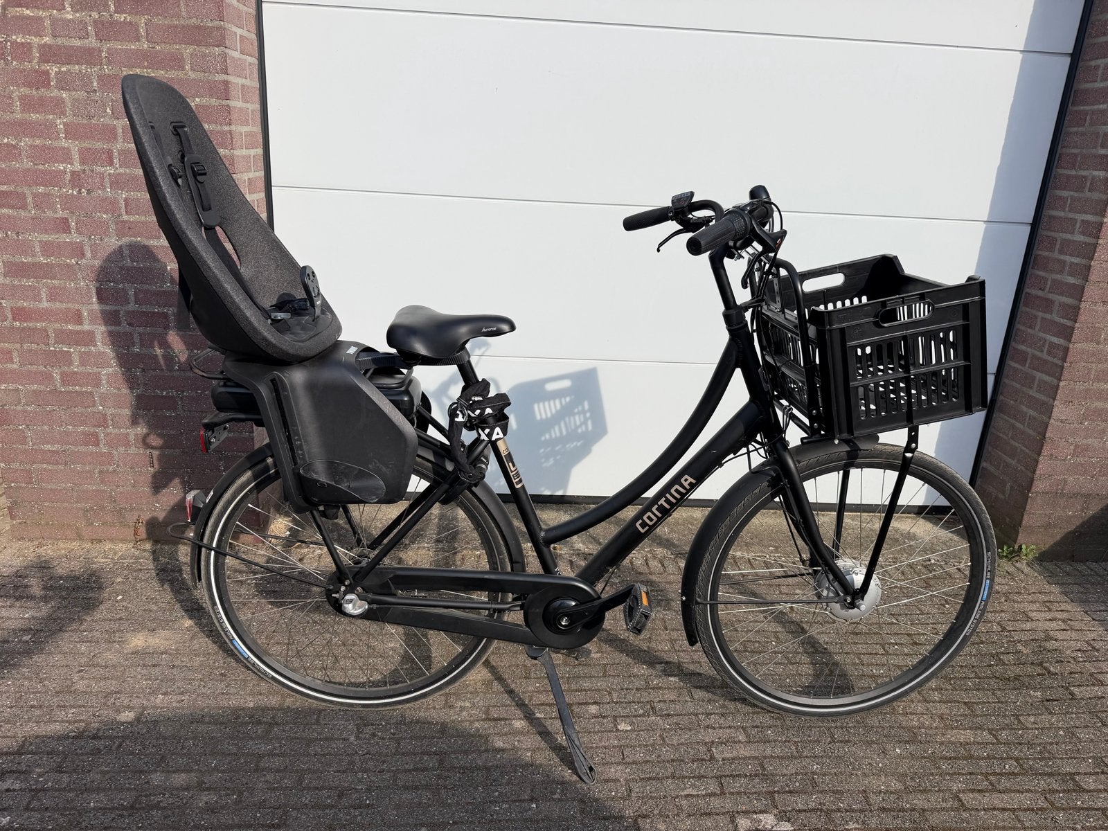 Cortina U1 elektrische Damesfiets - Framemaat 50, Fietsen en Brommers, Elektrische fietsen, Gebruikt, 47 tot 51 cm, 50 km per accu of meer