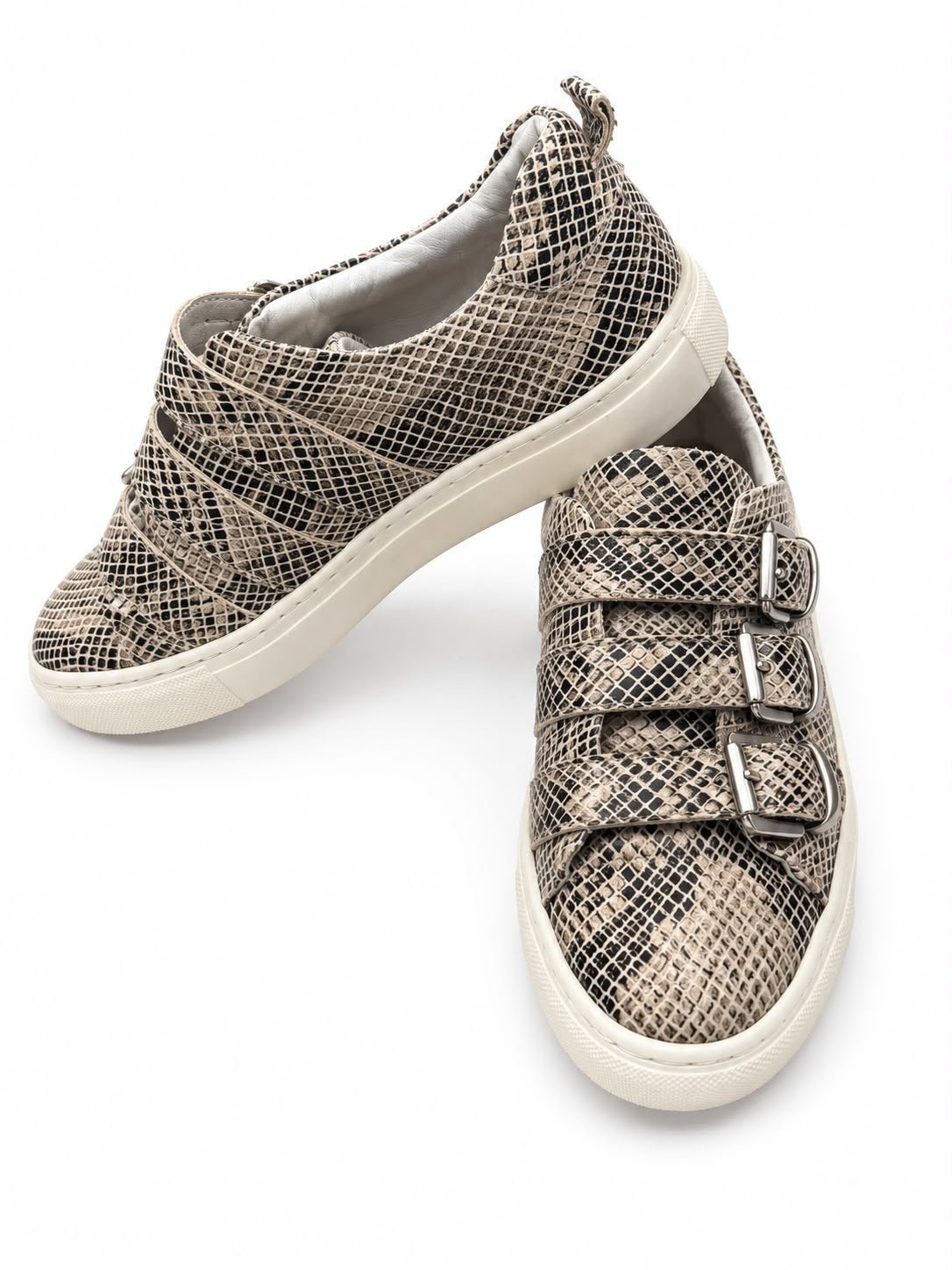 Dames sneakers | slangenprint | Maat 37, Beige, Ophalen of Verzenden, Sneakers of Gympen, Zo goed als nieuw