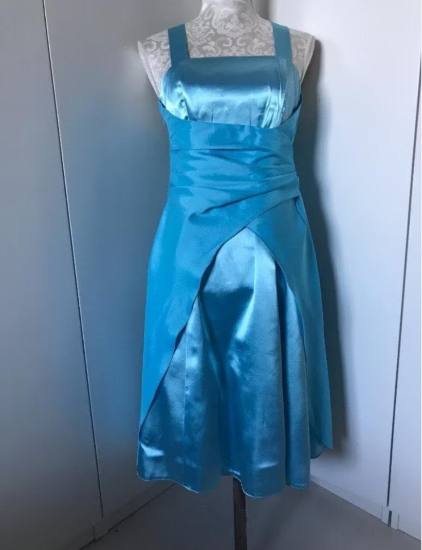 Turquoise Jurk van Juju&Christine, Overige kleuren, Cocktailjurk, Ophalen of Verzenden, Zo goed als nieuw