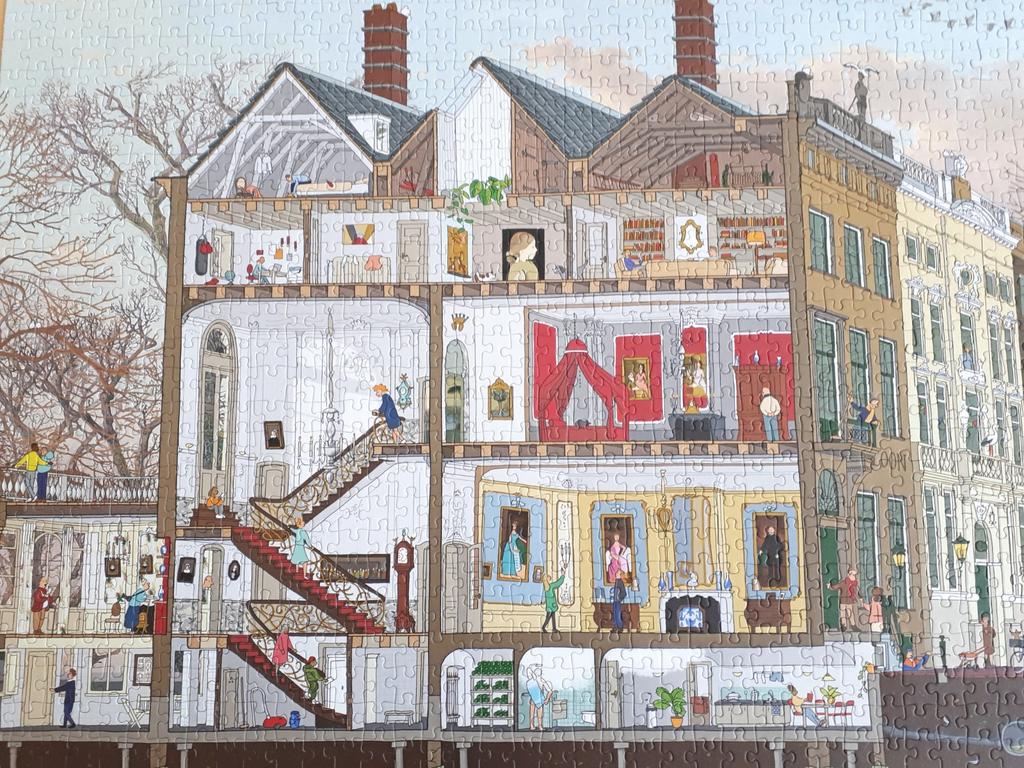 SIMONE BIJLARD 🏤 puzzel Museum van Loon zgan 1000 stukjes, Ophalen of Verzenden, 500 t/m 1500 stukjes, Zo goed als nieuw, Legpuzzel