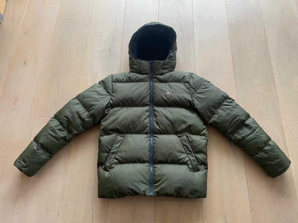 Tommy hilfiger M donsjas nieuestaat, Ophalen of Verzenden, Zo goed als nieuw, Maat 48/50 (M), Groen