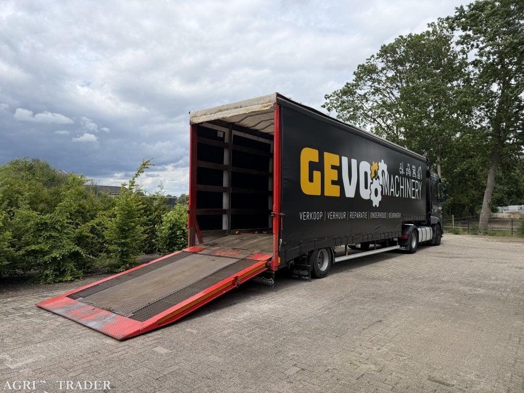 Nooteboom Semi dieplader machine transport laadklep, Auto's, Vrachtwagens, Automaat, Zwart, Bedrijf, Diesel