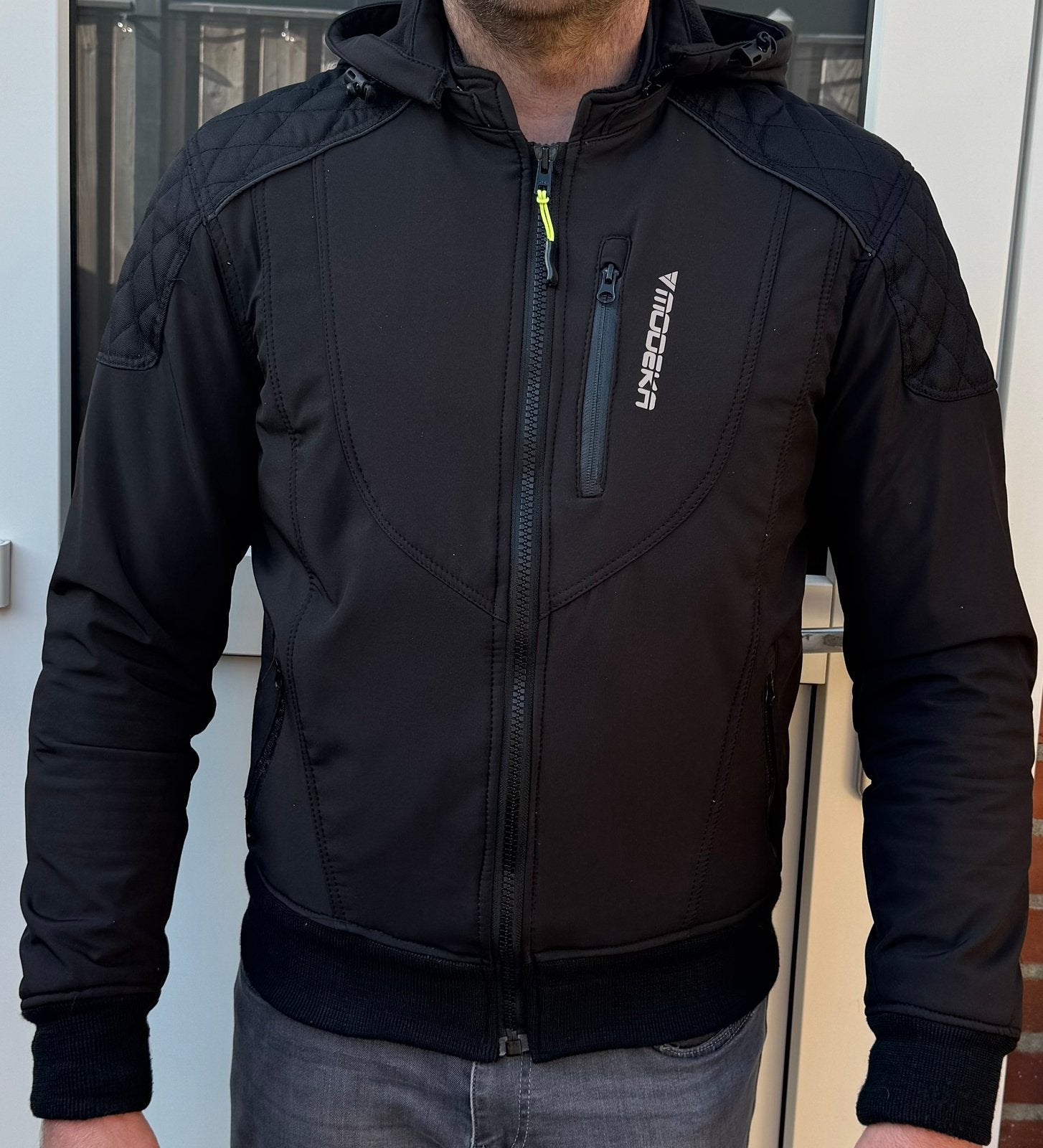 Modeka clarke heren motorjas maat M, Ophalen, Tweedehands, Heren, Jas | textiel