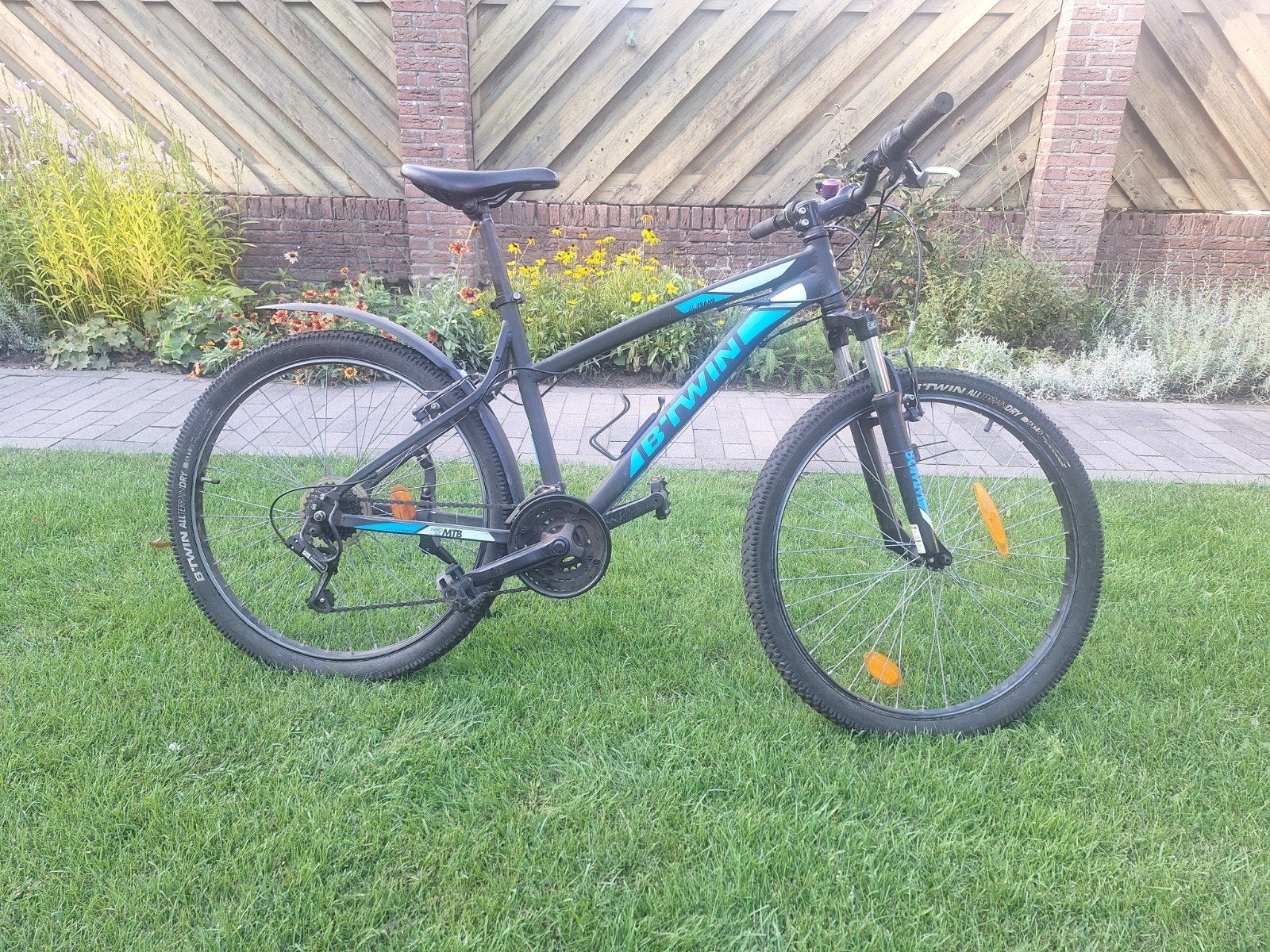 B'Twin Rockrider mountainbike voor kinderen, Fietsen en Brommers, Fietsen | Mountainbikes en ATB, Gebruikt, Hardtail, Velgrem