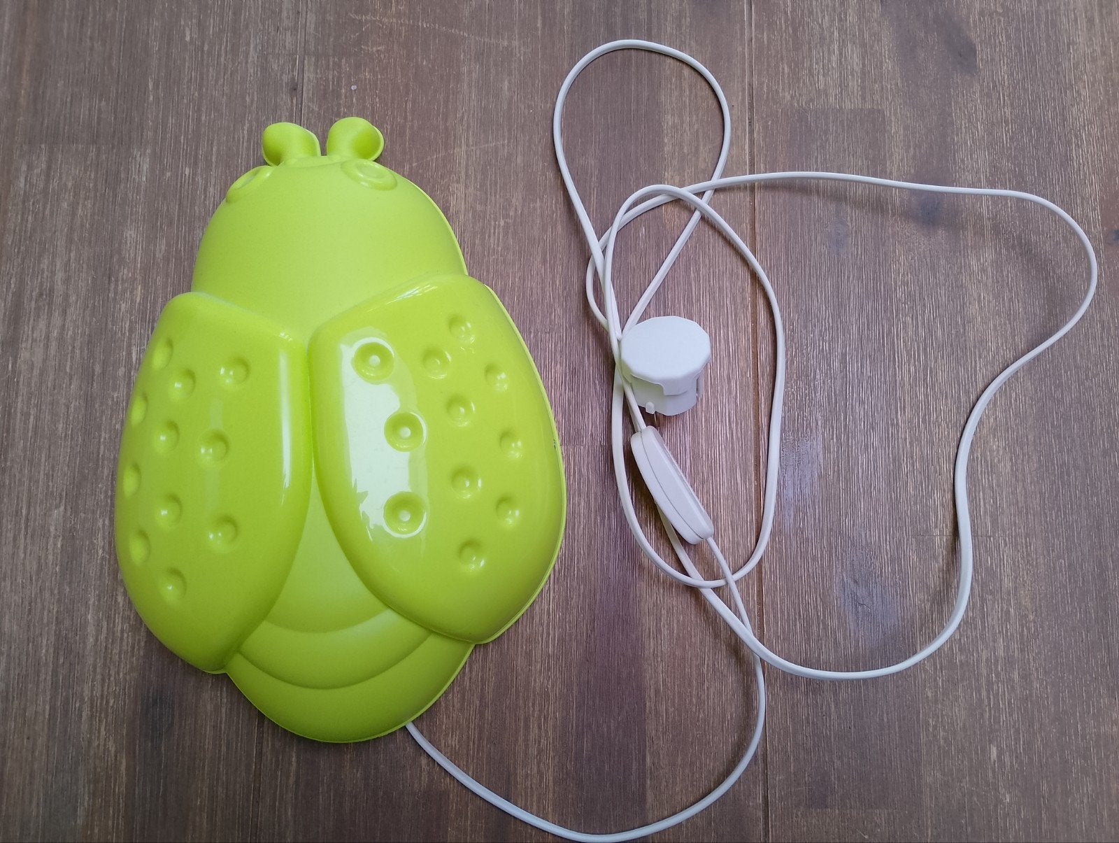 Groen lieveheersbeestje lamp/nachtlamp Ikea, Ophalen of Verzenden, Zo goed als nieuw, Lamp