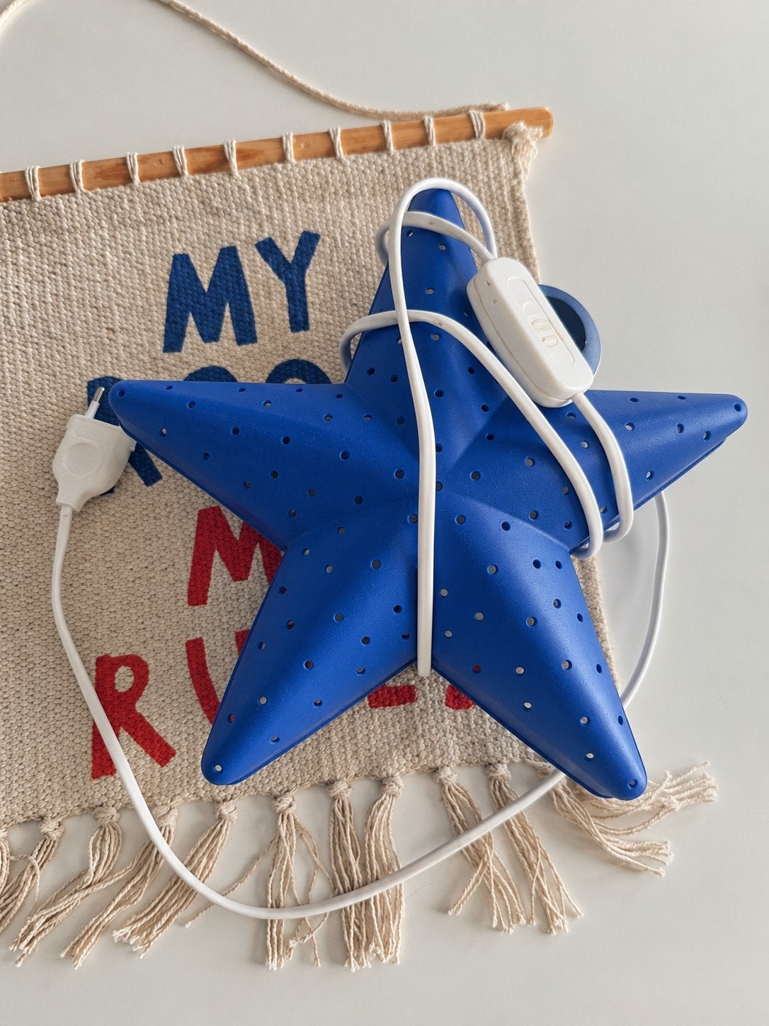 IKEA Smila Stjärna wandlamp - Blauwe sterlamp, Ophalen of Verzenden