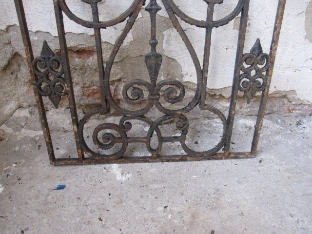91,5hx46,2br Prachtig antiek deurrooster, Ophalen