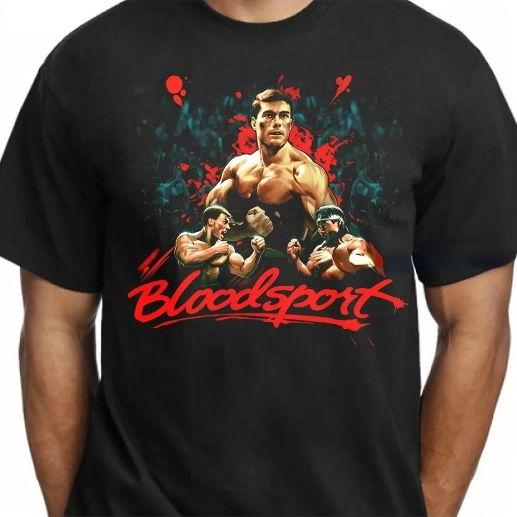 T-Shirt Bloodsport - Zwart, Ophalen of Verzenden, Nieuw, Overige maten, Zwart
