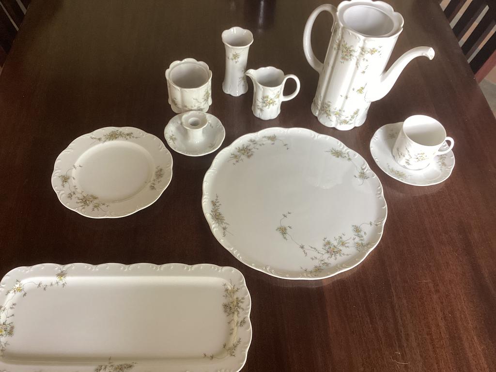 Rosenthal Monbijou "Grüne Ranke" Servies - 40-delig, Ophalen