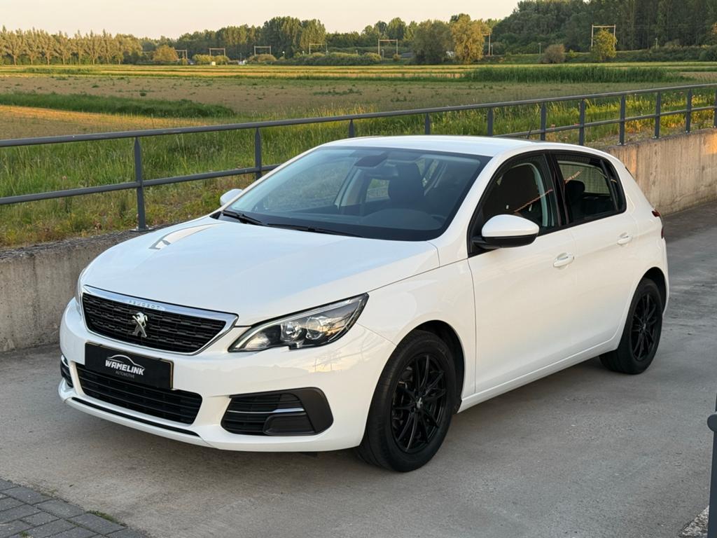 Peugeot 308 1.2 PureTech Blue 5d 2019 Wit Dealer OH! NAP✅, Voorwielaandrijving, Stof, 1064 kg, Wit