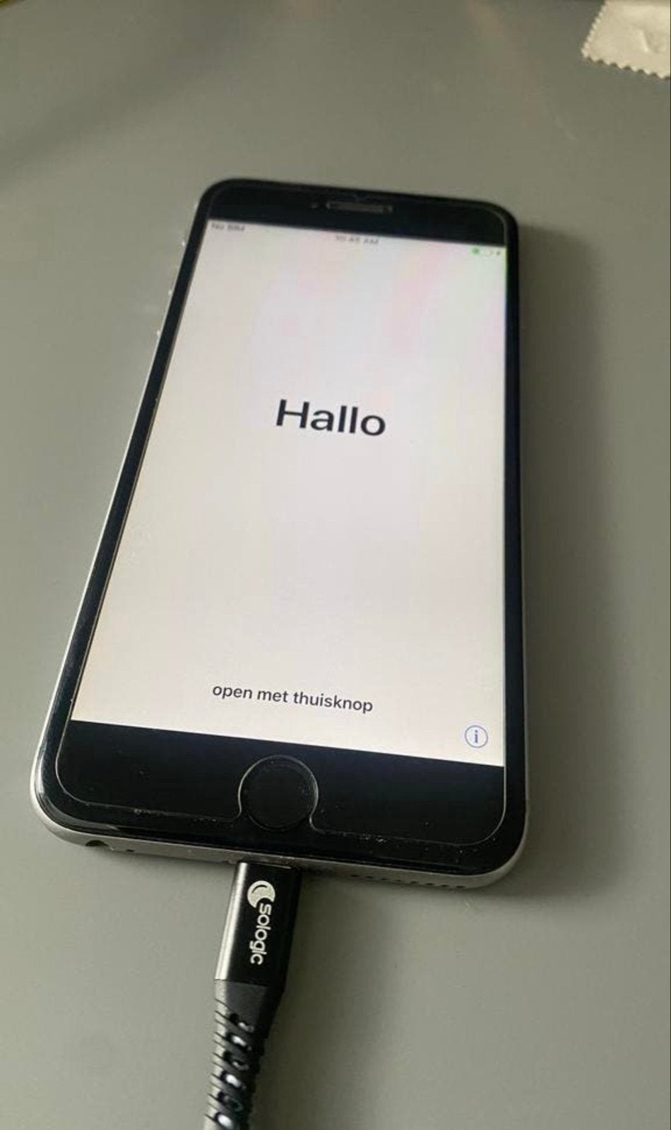 Apple iPhone 6 plus - zilver, Telecommunicatie, Mobiele telefoons | Apple iPhone, Zo goed als nieuw, 16 GB, Zonder abonnement