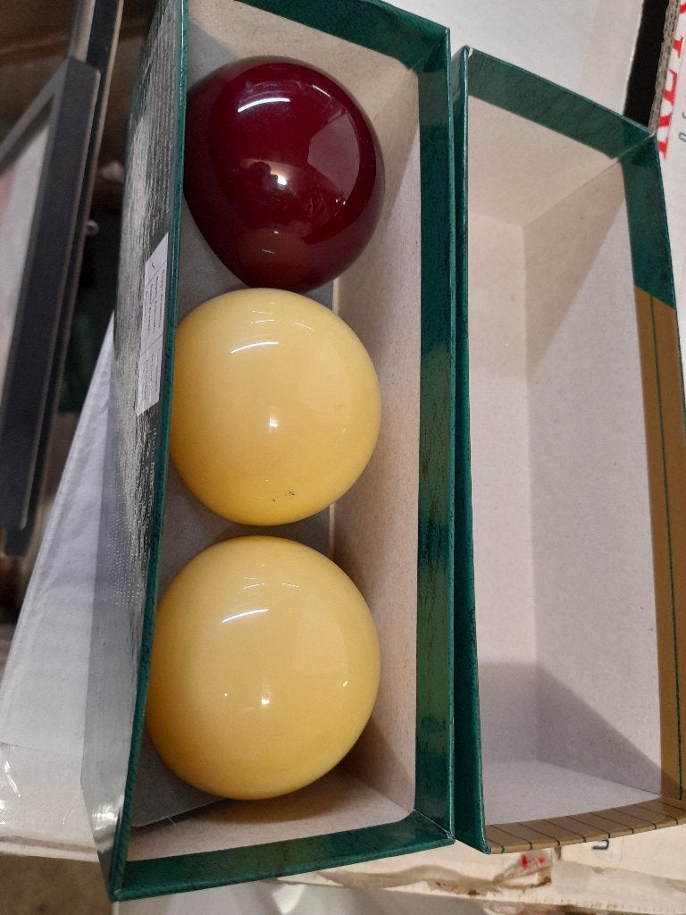Biljartballen in doos, Verzenden, Keu of Ballen