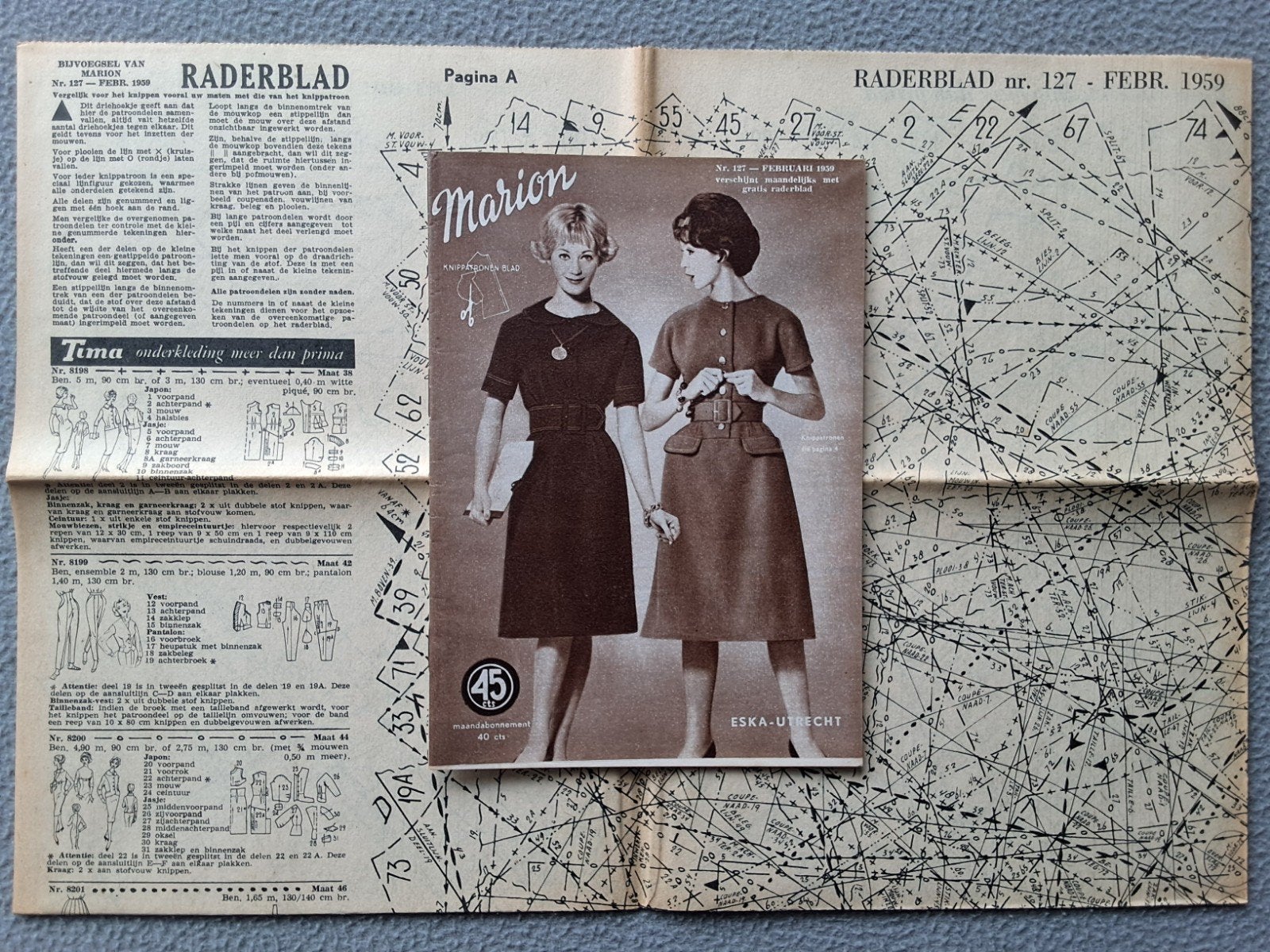 marion kledingpatronen, Ophalen of Verzenden, Gebruikt, Vrouw, Marion