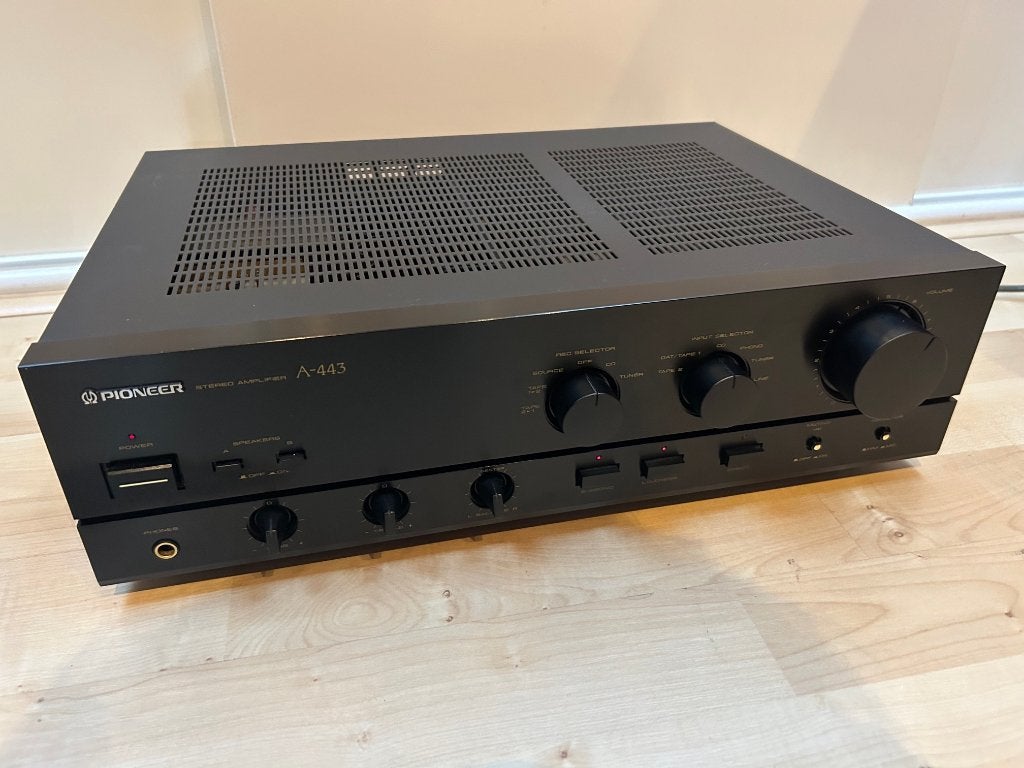 Mooie Pioneer A443 versterker met phono, 2x60W, Audio, Tv en Foto, Versterkers en Receivers, Gebruikt, Ophalen of Verzenden, 60 tot 120 watt