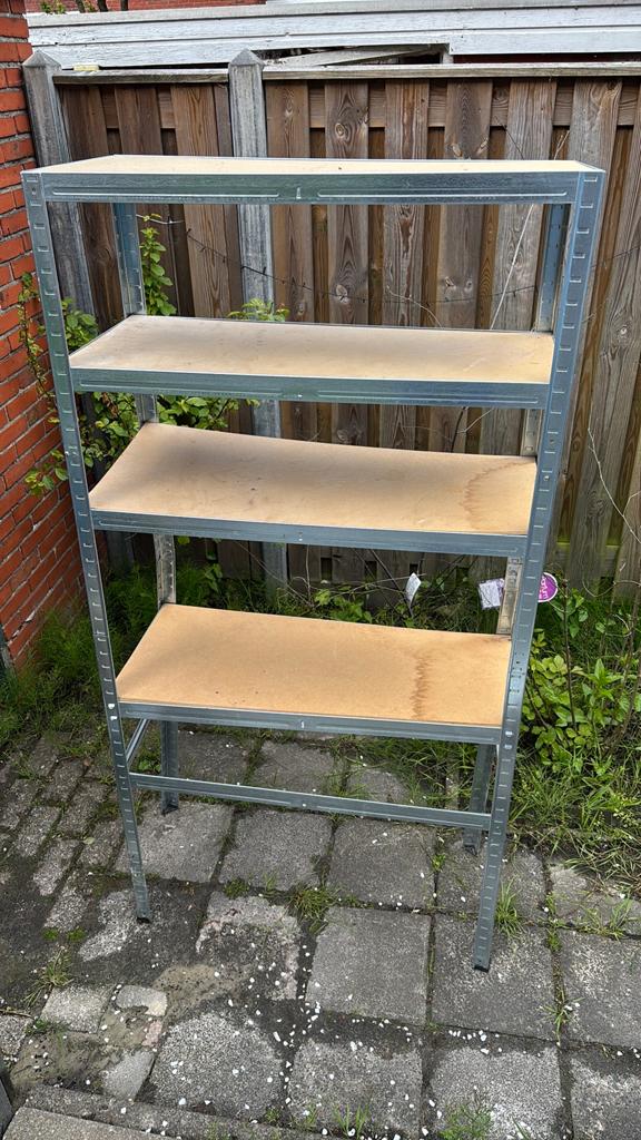Aluminium stellingkast, Ophalen
