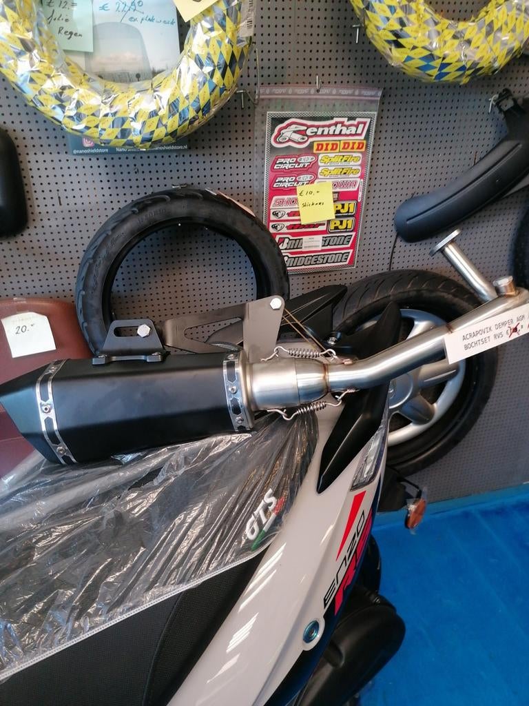 UITLAAT AGM BTC GTS LA SOURIS, Fietsen en Brommers, Brommeronderdelen | Scooters, Ophalen, Nieuw, Uitlaat, Overige merken