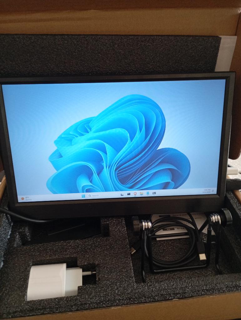 11,6 inch draagbare monitor HDMI voor laptop tweede scherm, HDMI, IPS, Ophalen of Verzenden, Zo goed als nieuw