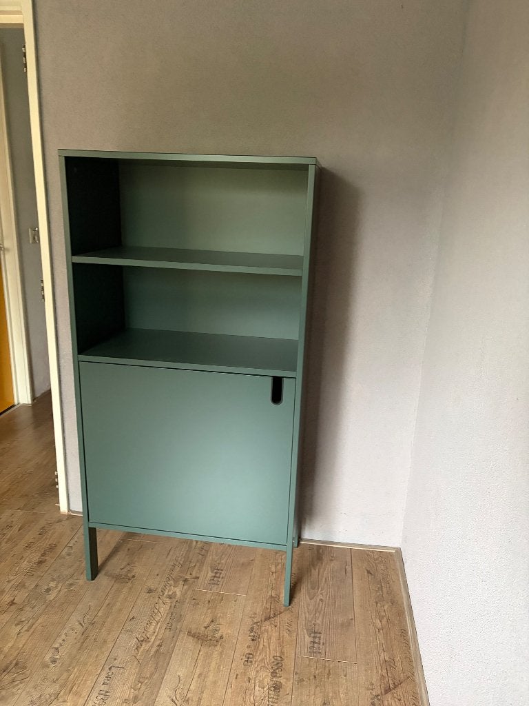 Wandkast Tenzo Uno 1-deurs - groen - 152x76x40 cm, Ophalen, Zo goed als nieuw, Minder dan 150 cm, 150 tot 200 cm
