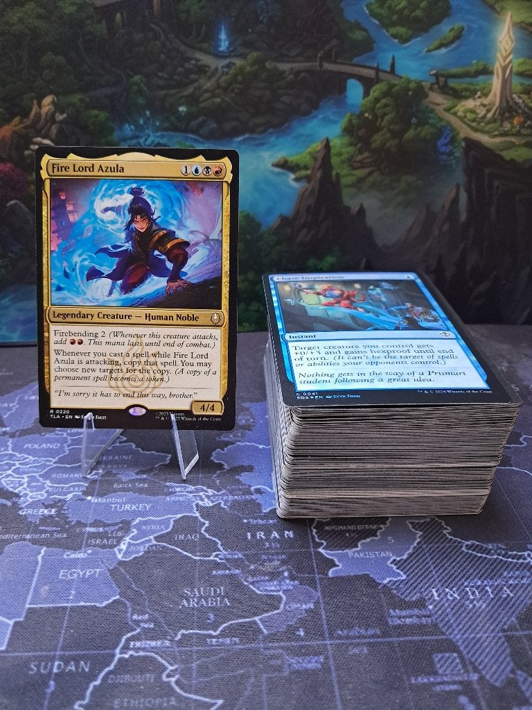 MTG Commander Budget Deck Fire Lord Azula ATLA spellslinger, Ophalen of Verzenden, Zo goed als nieuw, Speeldeck