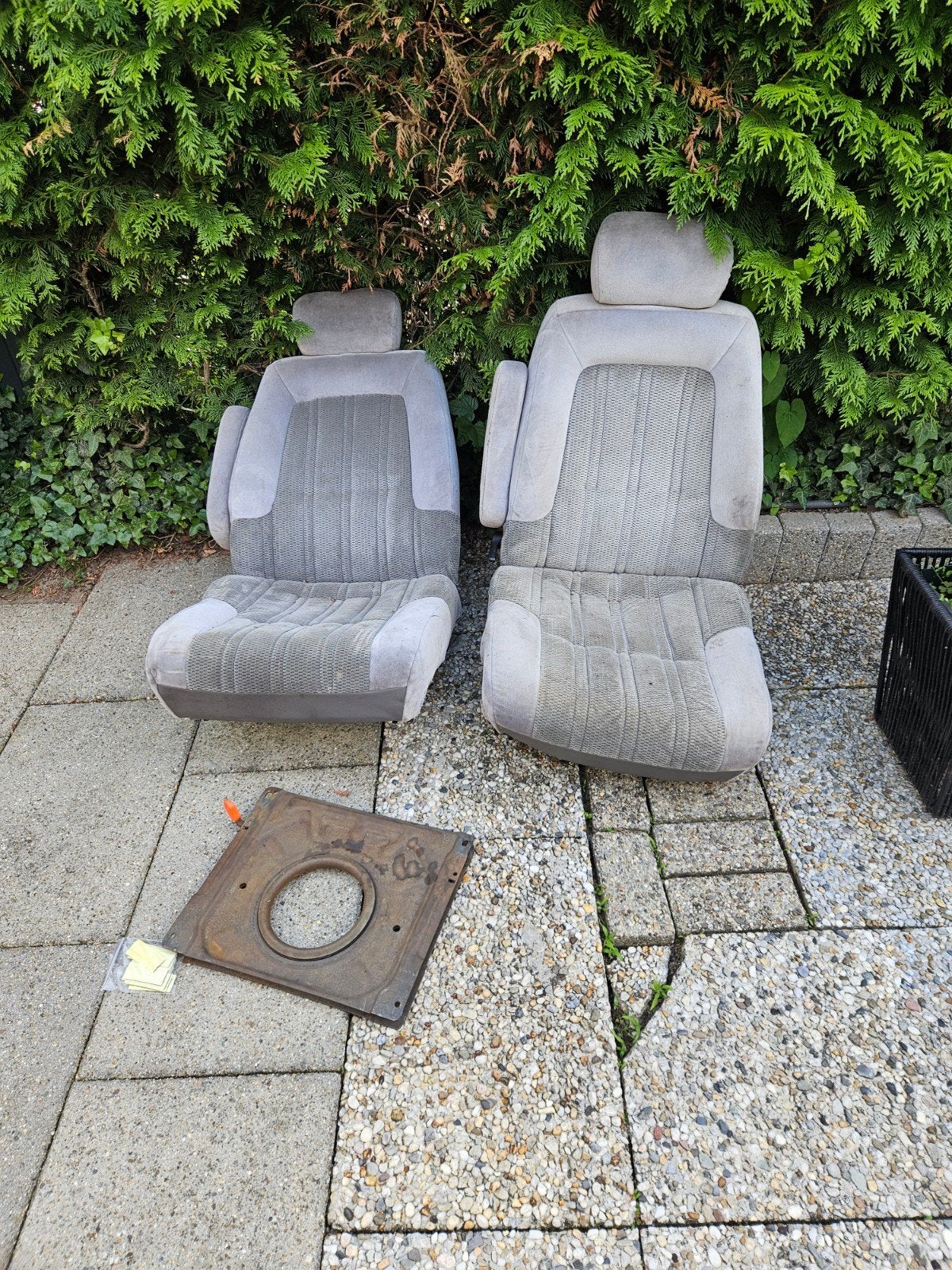 VW Transporter T3 voorstoelen met draaiplateau, Auto-onderdelen, Interieur en Bekleding, Ophalen, Gebruikt, Volkswagen