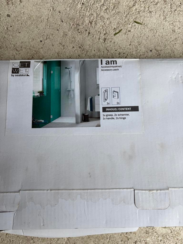 Douche accessoires set - Nieuw en compleet, Ophalen of Verzenden, Nieuw, Rvs, Douche
