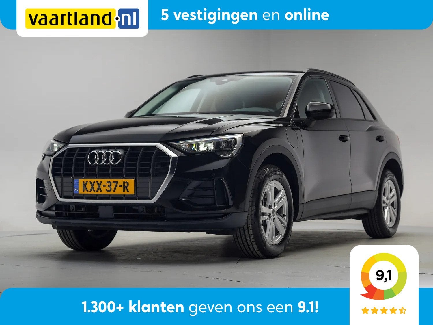 Audi Q3 45 TFSI e Advanced Edition [ Leder Virtual cockpit S, Gebruikt, Zwart, Leder, Hybride Elektrisch/Benzine