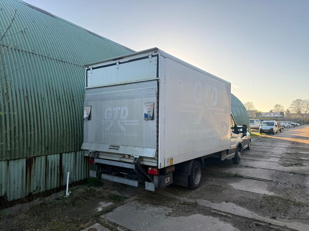 Ford Transit 430 2.0 TDCI L4H3 Ambiente (bj 2017), 13 km/l, Start-stop-systeem, Zwart, Wit