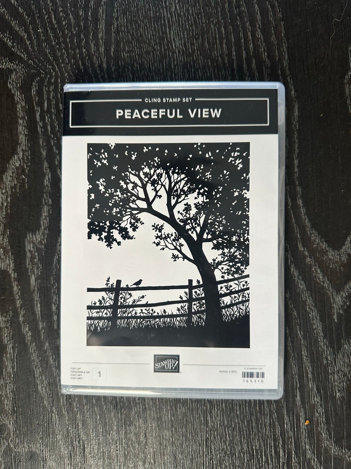 Stampin' Up! Peaceful View Cling Stempelset, Hobby en Vrije tijd, Ophalen of Verzenden, Nieuw, Clearstamp