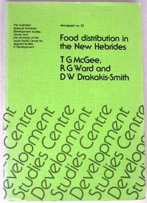 Food distribution in the New Hebrides PB Vanuatu Pacific, Boeken, Ophalen of Verzenden, Gelezen, Overige gebieden