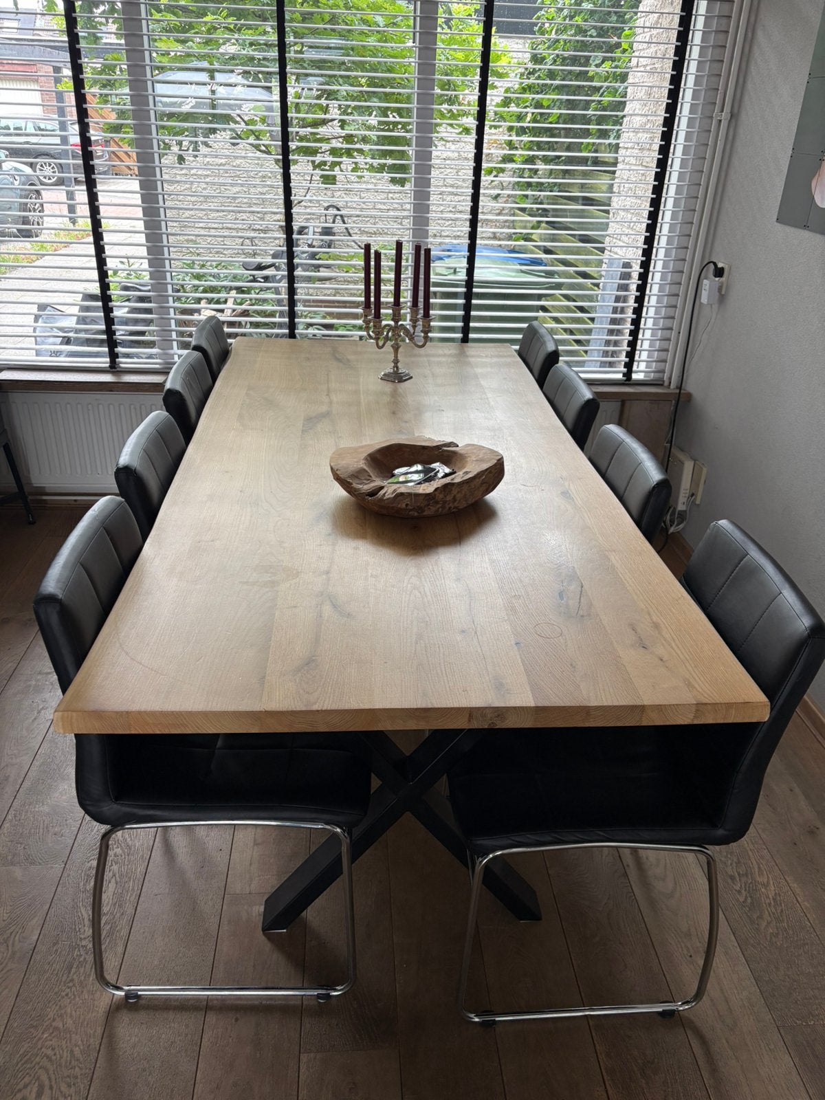 8 eetkamerstoelen Hammel Jyisk, Ophalen, Zo goed als nieuw, 6 tot 8 stoelen