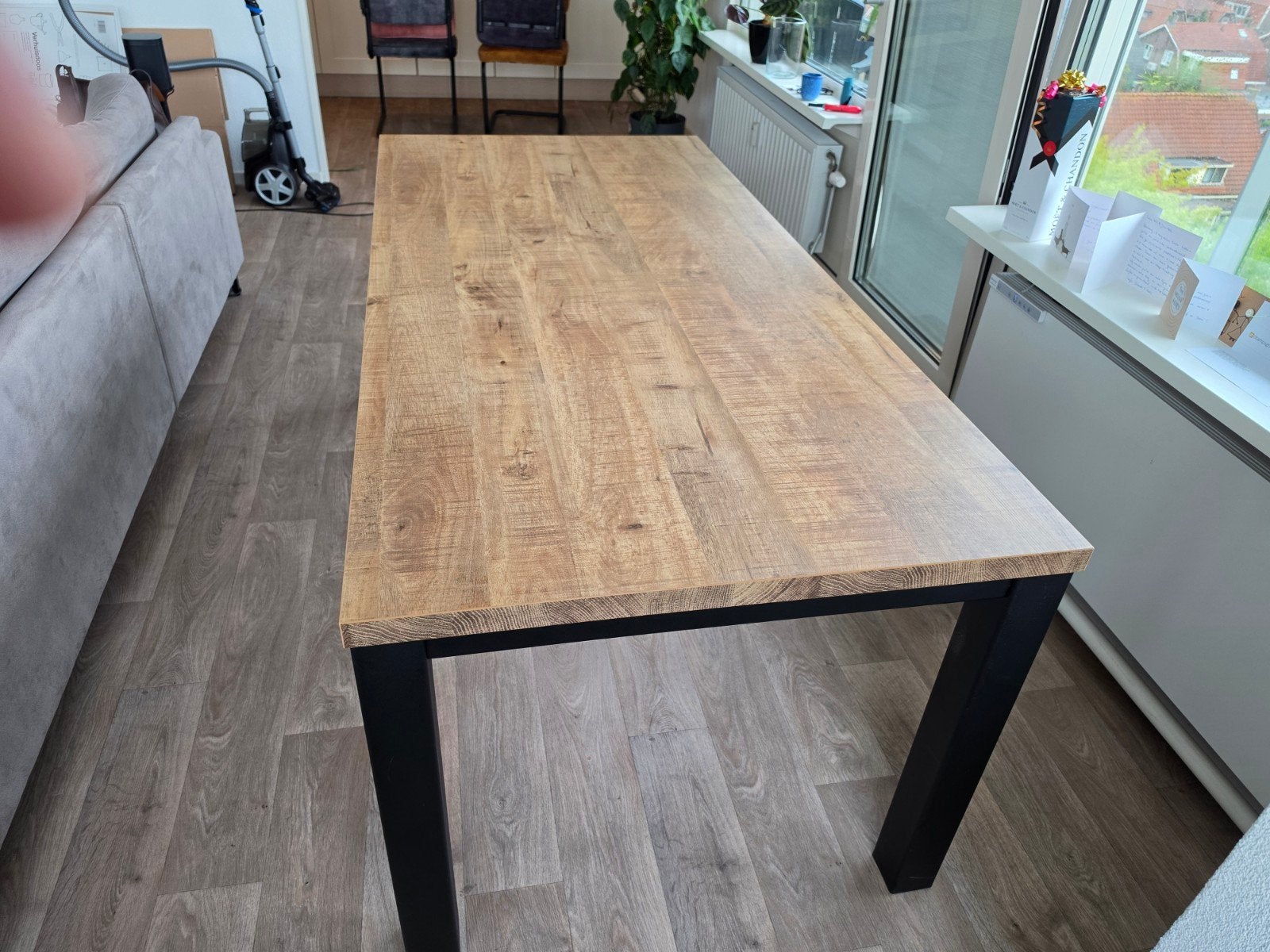 Eetkamertafel Vibes Mango 190x90 cm - Haco (2022), Zo goed als nieuw, Vijf personen of meer, 150 tot 200 cm, Rechthoekig