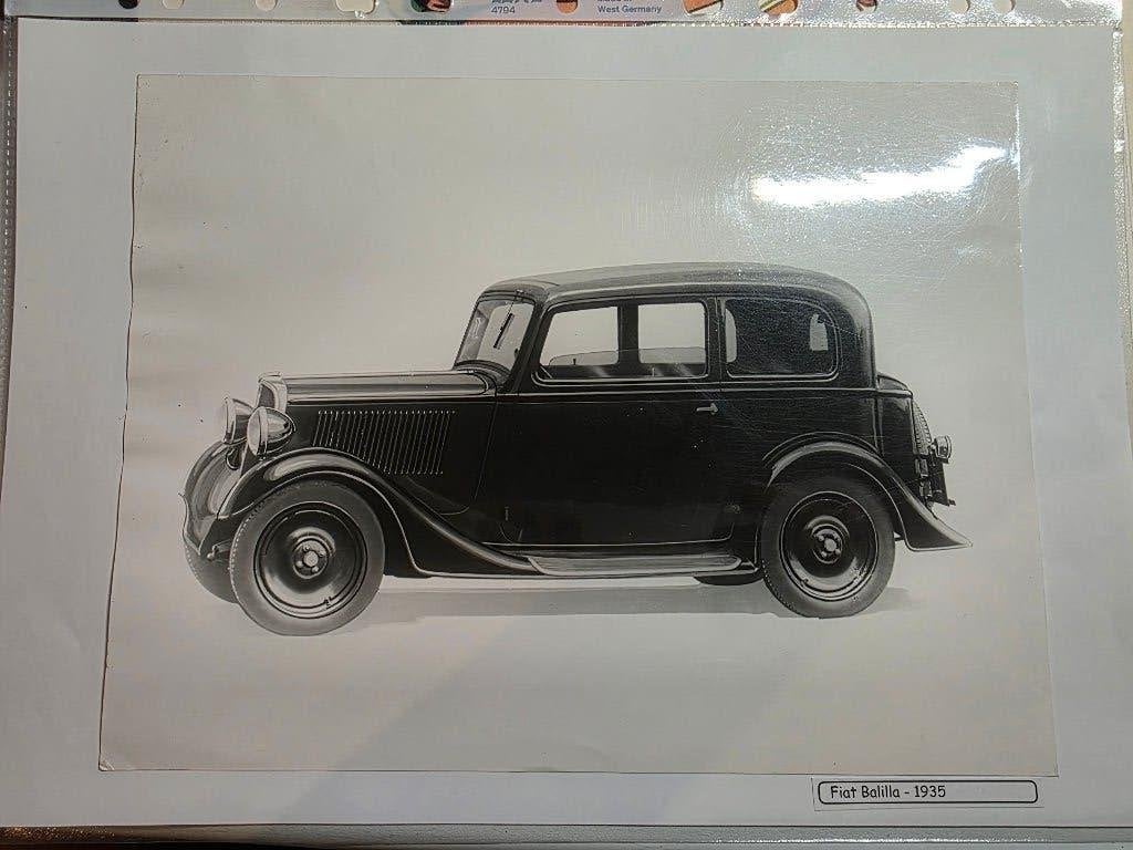 Foto Fiat Balilla, Ophalen of Verzenden, Gelezen, Overige merken