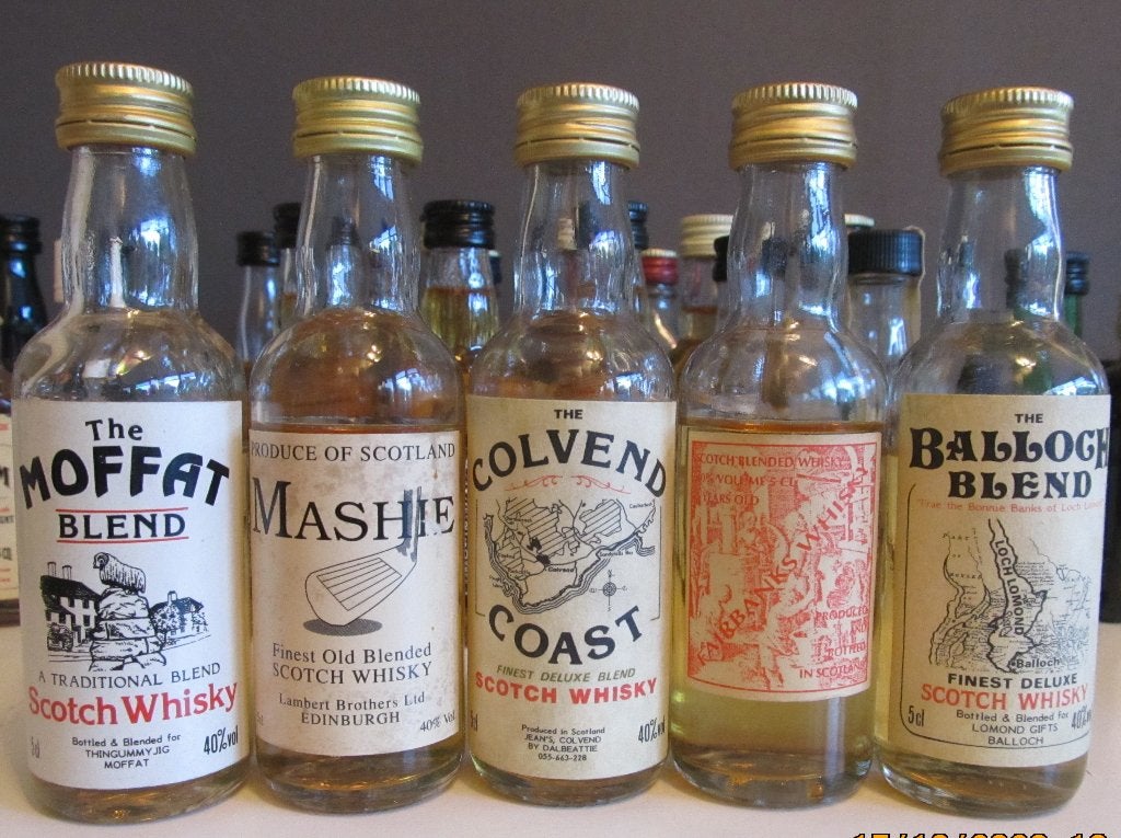whisky  miniatuurflesjes  - 5 flesjes, Ophalen of Verzenden