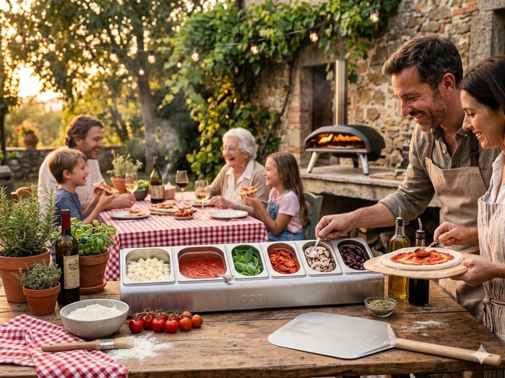 Ooni pizza toppinh station, Tuin en Terras, Pizzaovens, Zo goed als nieuw, Ophalen of Verzenden