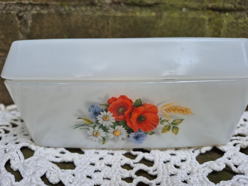 Arcopal botervloot, Gebruikt, Overige typen, Ophalen of Verzenden, Glas