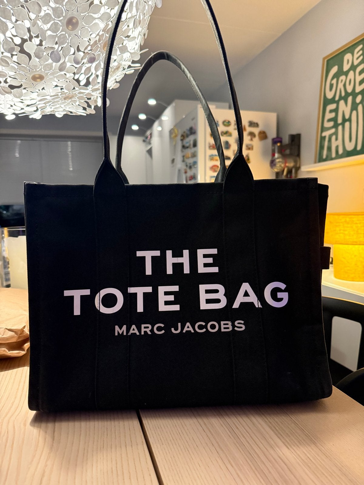 Marc Jacobs The Tote Bag - Zwart, Ophalen of Verzenden, Zo goed als nieuw, Zwart, Shopper