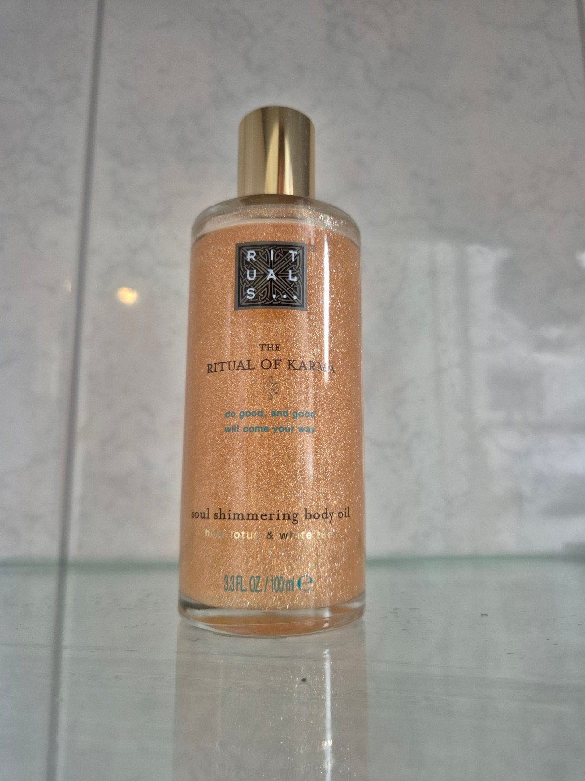 Rituals The Ritual of Karma Soul Shimmering Body Oil 100ml, Sieraden, Tassen en Uiterlijk, Uiterlijk | Lichaamsverzorging, Ophalen of Verzenden