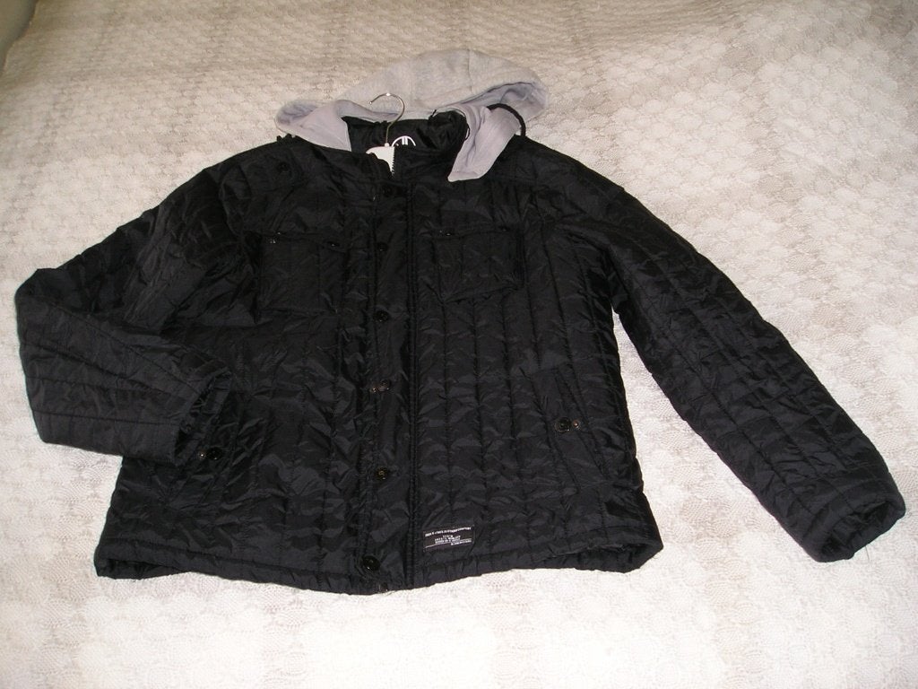 sportieve winterjas Jack & Jones maat L, Kleding | Heren, Jassen | Winter, Ophalen, Zo goed als nieuw, Zwart, Jack & Jones