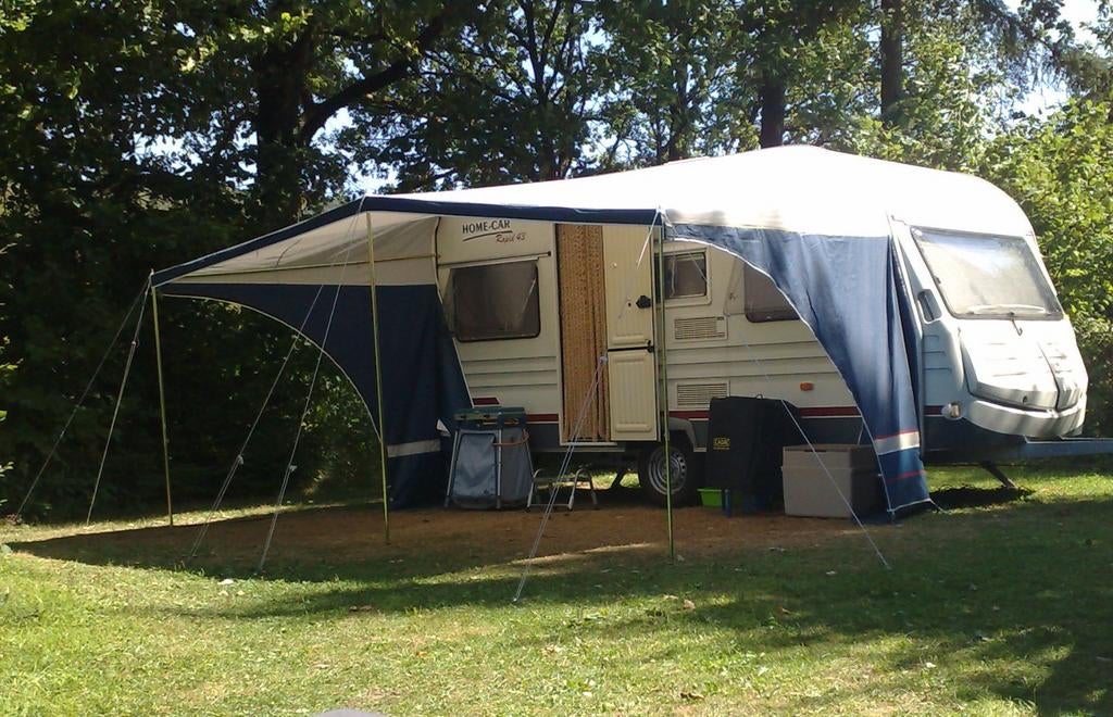 Caravanluifel Megacamp Eldorado T9, Ophalen