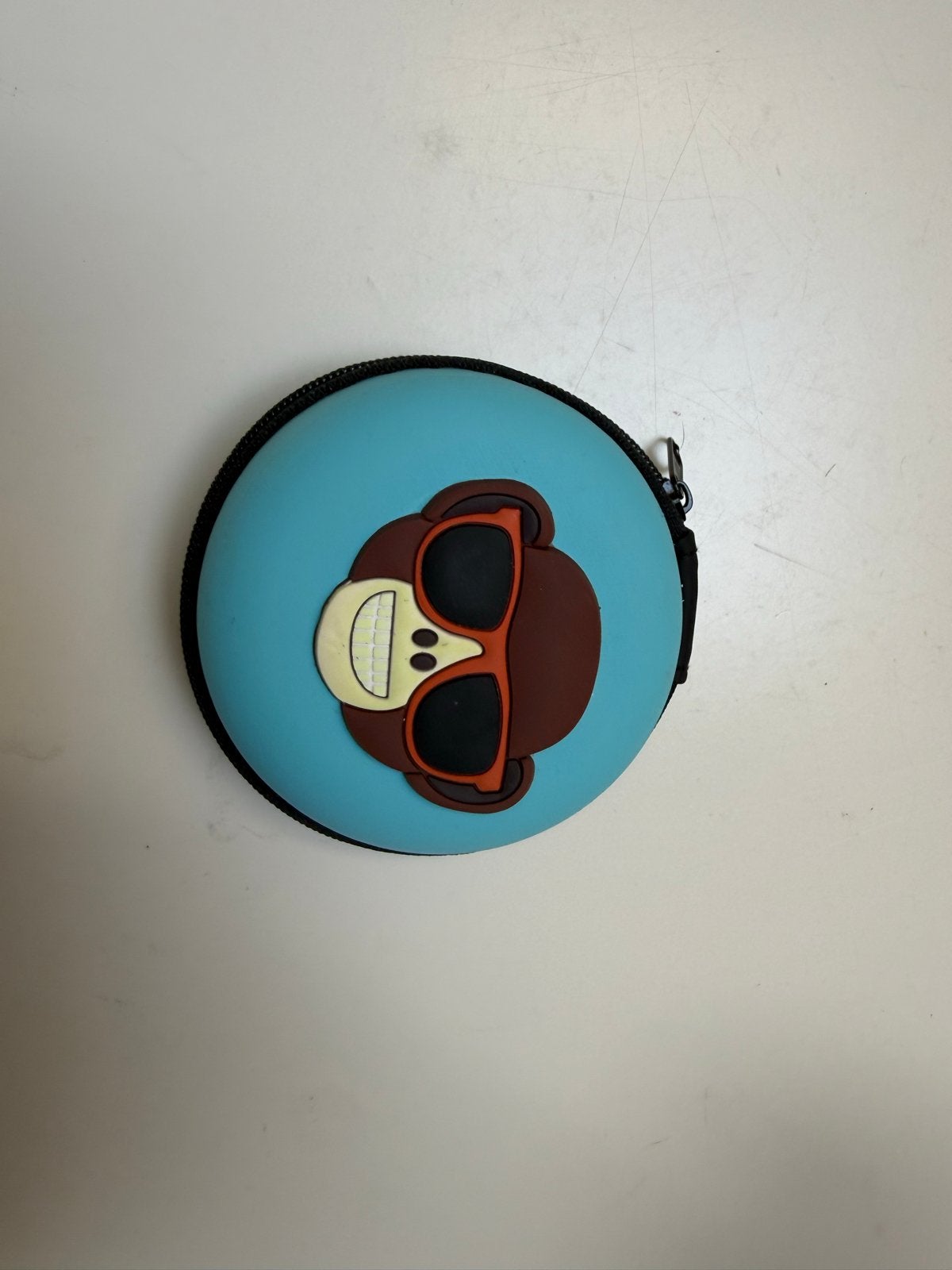 Emoji Aapje Oordopjes Hardcase - Blauw, Ophalen of Verzenden, Nieuw