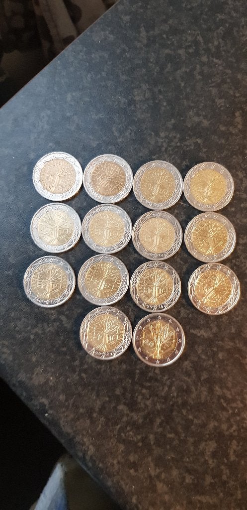 2 euro frankrijk versch.jaartallen, Postzegels en Munten, Munten | Europa | Euromunten, Ophalen of Verzenden, Frankrijk, 2 euro