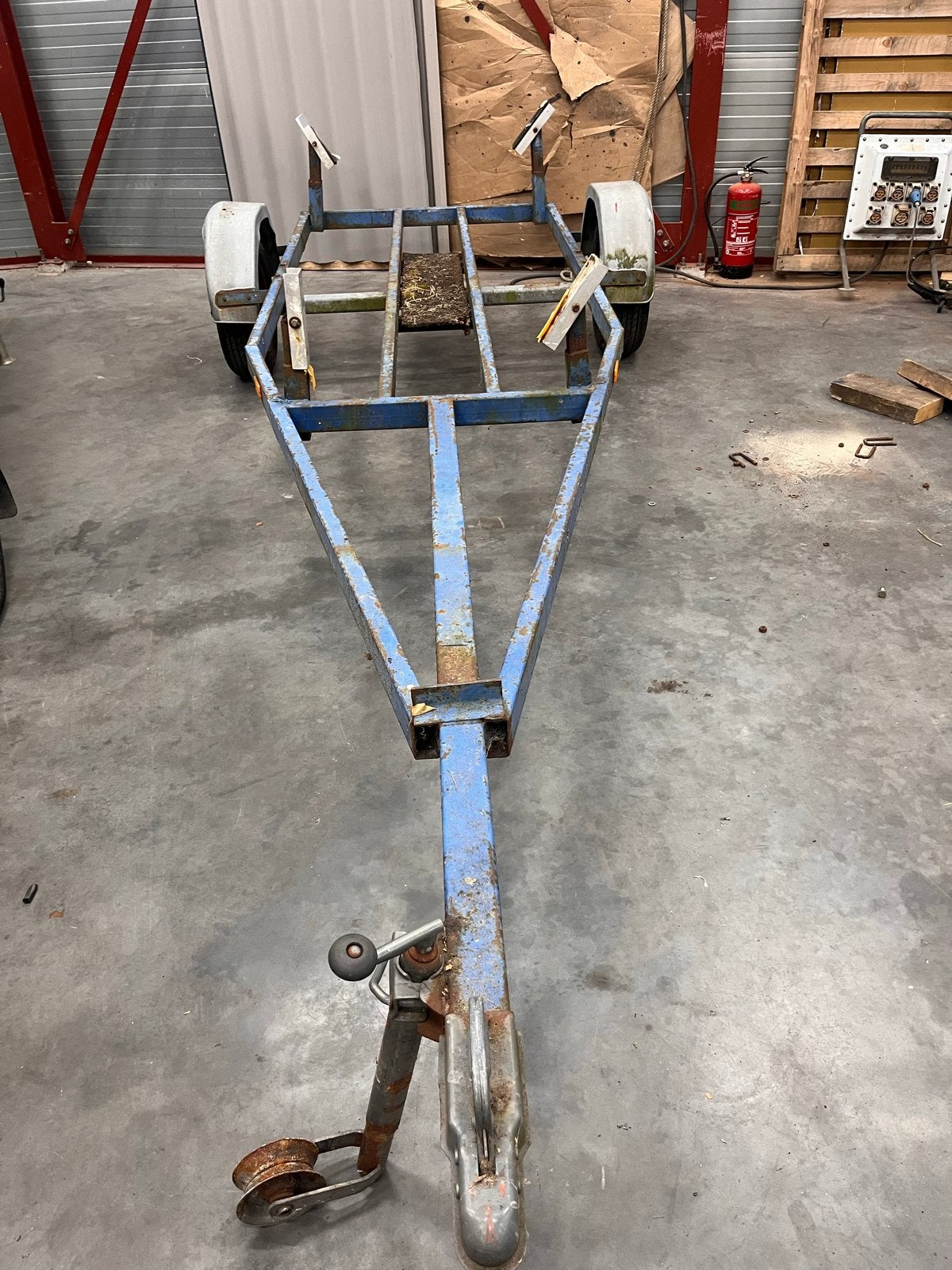 Gebruikte boottrailer voor kleine boten, Watersport en Boten, Minder dan 1500 kg, Gebruikt, Overige typen, Minder dan 6 meter