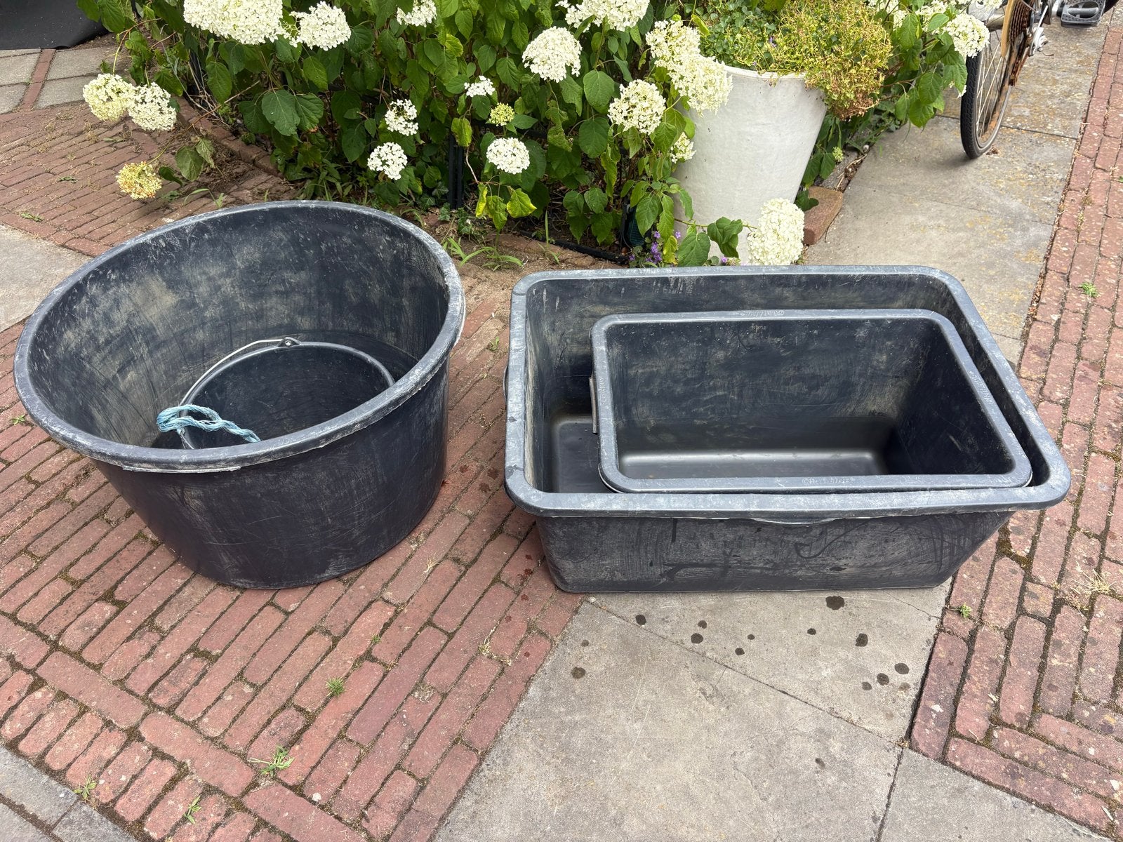 Kuipen voerbakken waterbakken, Dieren en Toebehoren, Hondenvoerbakken en Drinkbakken, Ophalen, Gebruikt