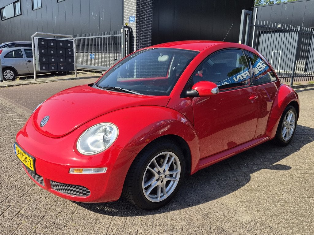 Volkswagen New Beetle 1.6 Trendline Airco Cruise controle Nw, Auto's, Stof, Beetle (Kever), 4 cilinders, 4 stoelen